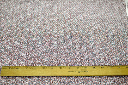 Vintage Small Flower Design Cotton Fabric 43"