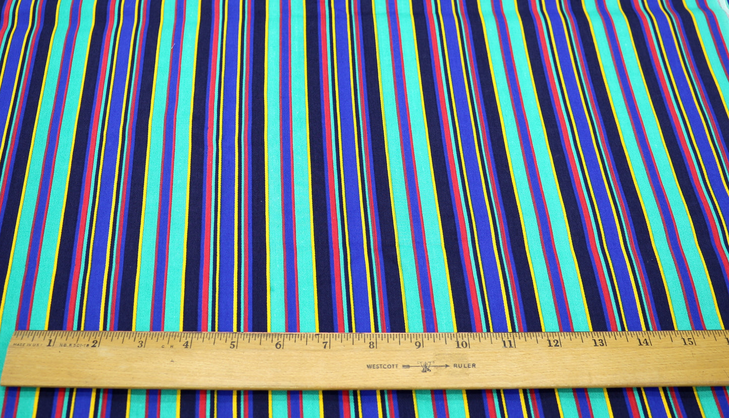 Tencel Vibrant Stripes 44" x 5 yds