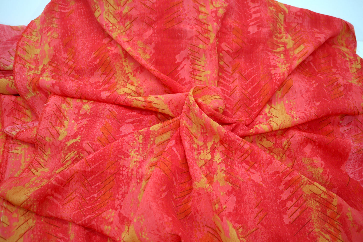 Light Weight Teal & Purple OR Red & Gold Apparel Fabric 56" wide