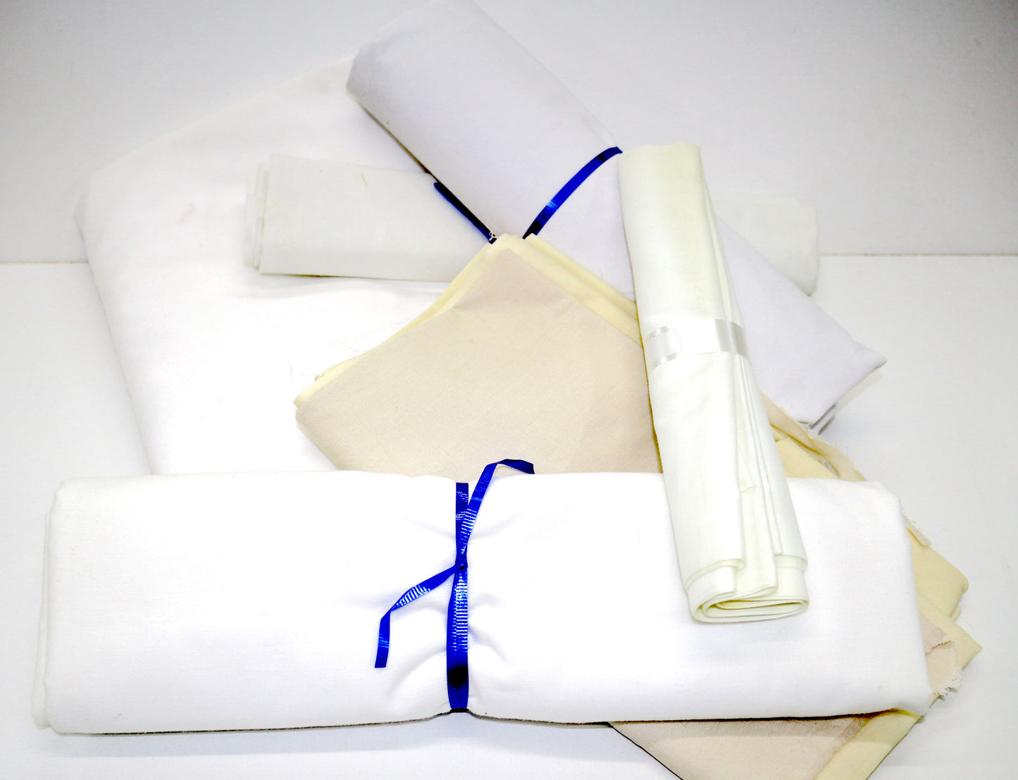 White Cotton Fabric By The Pound