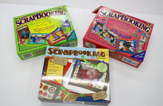 Easy Scrapbooking Past Calendar