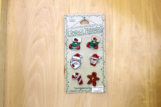 Ceramic Christmas Buttons
