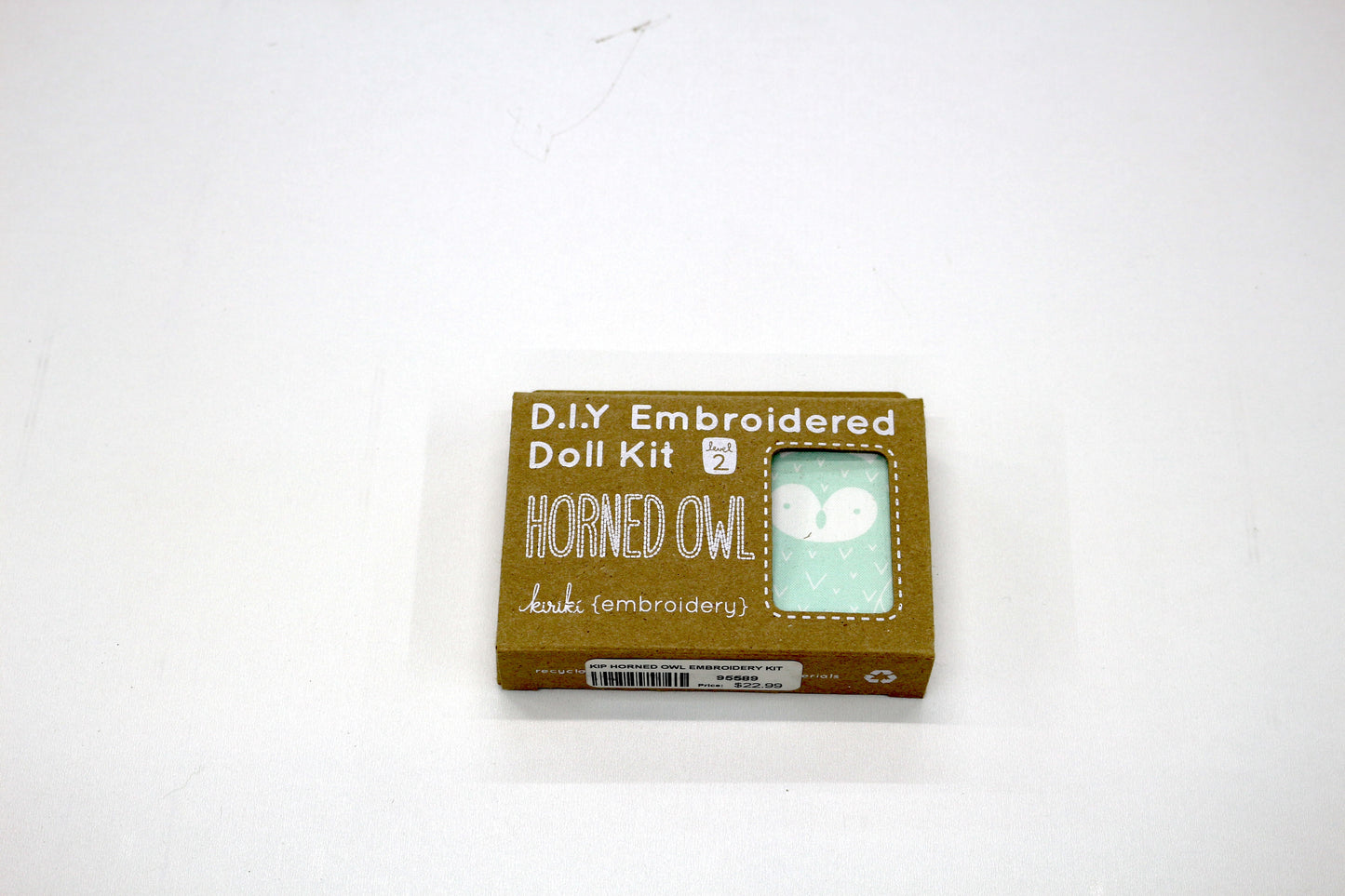 DIY Embroidered Doll KIt Horned Owl