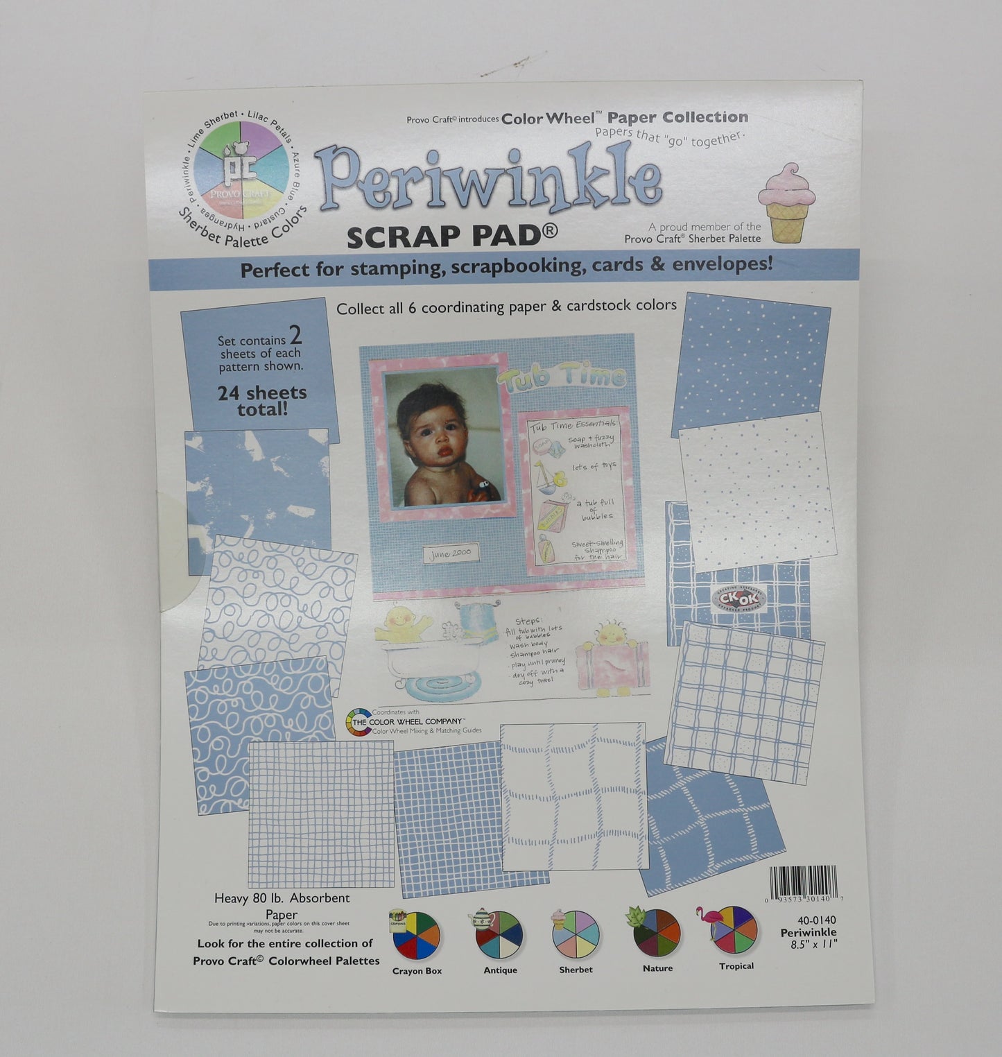 Provo Craft Scrap Pad Colors, Choose your color