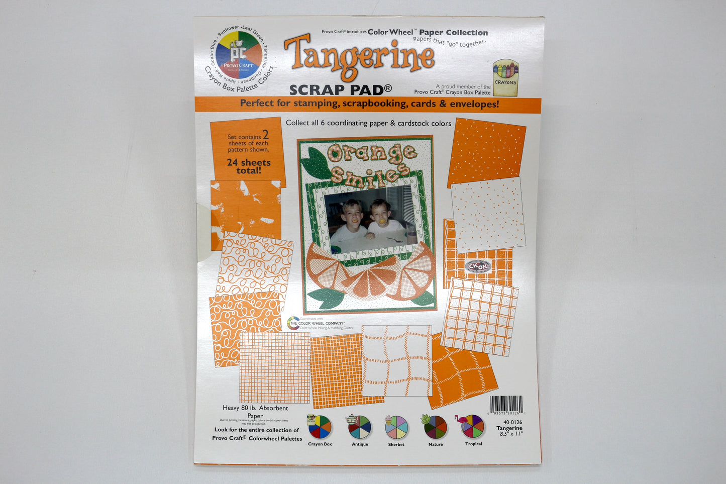 Provo Craft Scrap Pad Colors, Choose your color