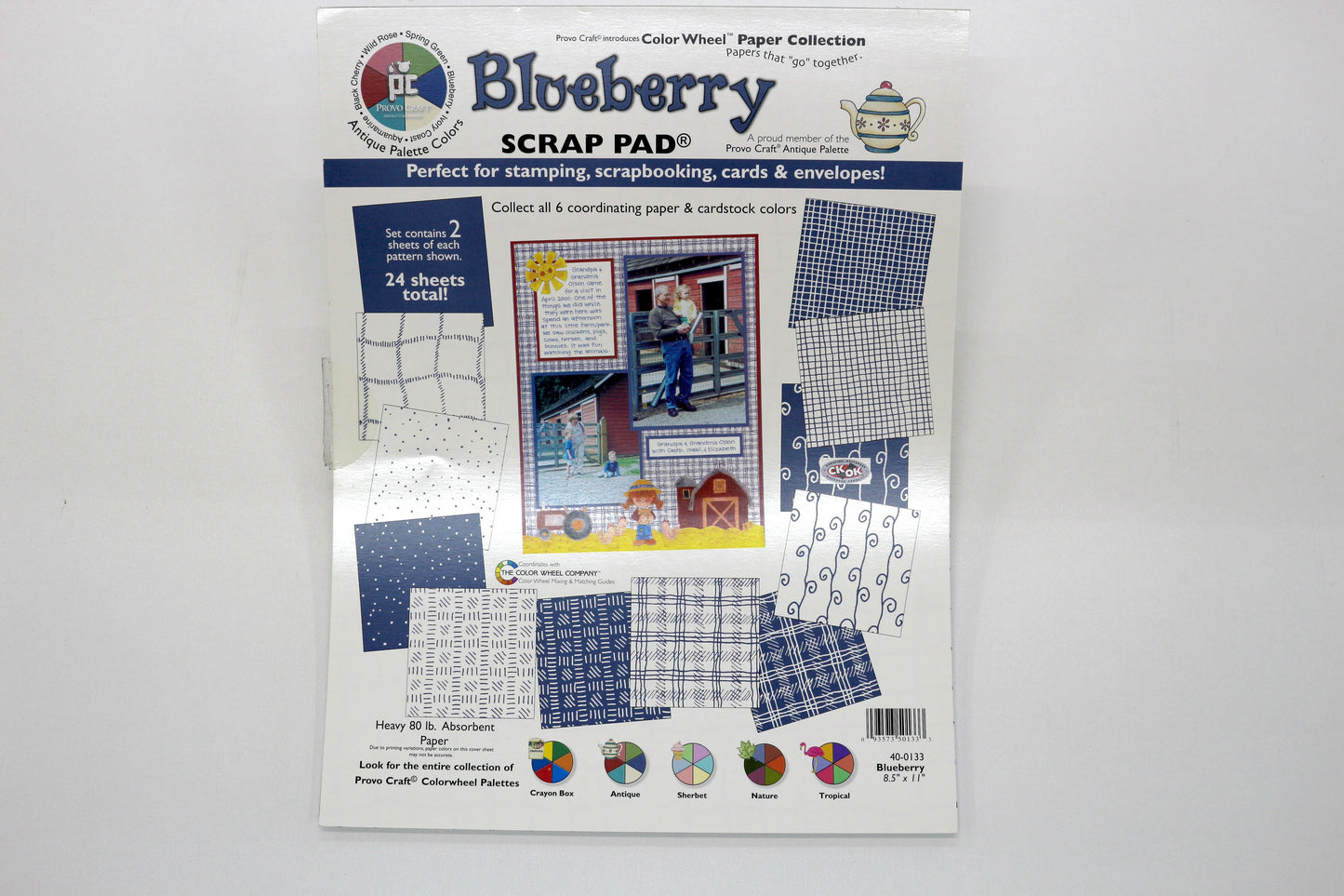 Provo Craft Scrap Pad Colors, Choose your color