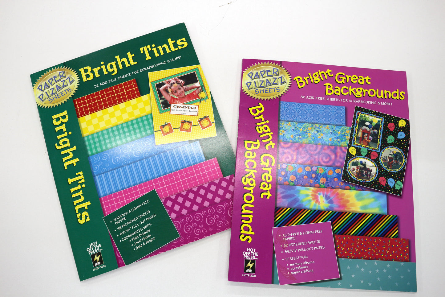 Paper Pizazz Bright Tints OR Bright Great Backgrounds