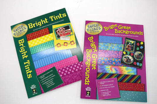Paper Pizazz Bright Tints OR Bright Great Backgrounds