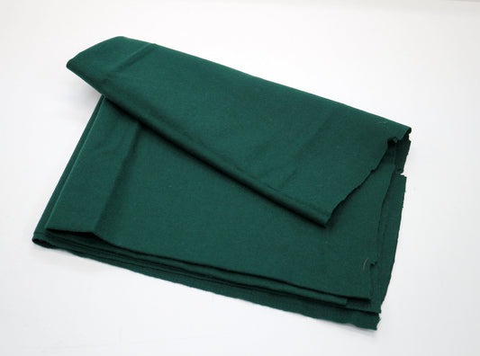 Hunter Green Wool Remnant Piece 58" x 22"