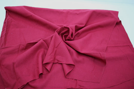 Maroon Wool Blend  Fabric 46" x 1.25 yds