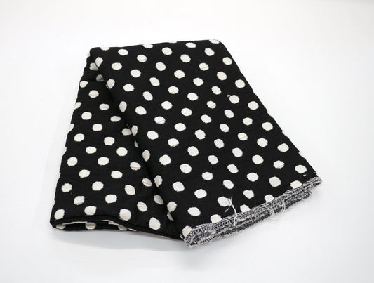 Polka Dot 2 way Stretch Knit Fabric 52" x 1.25 yds