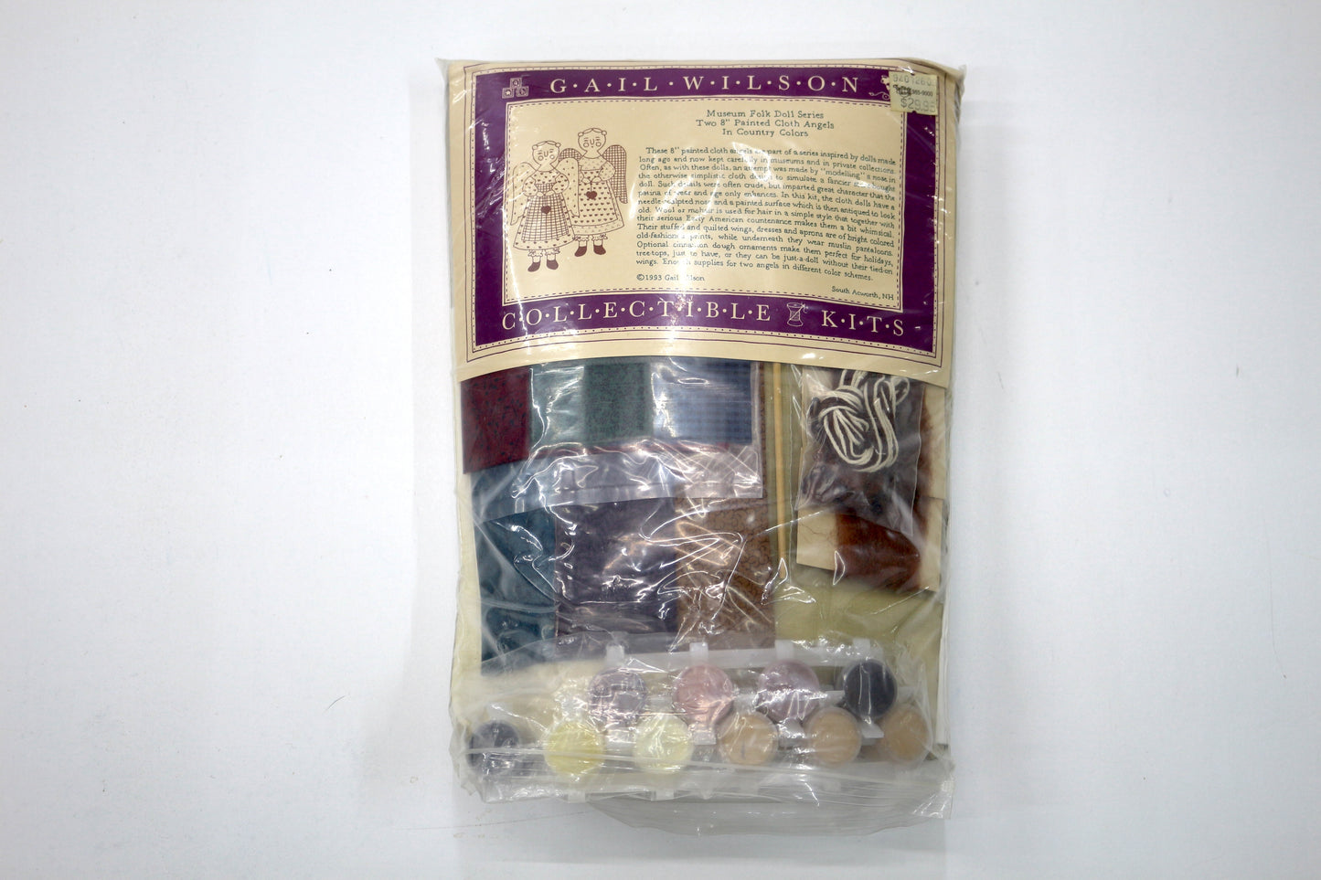 Gail Wilson Museum Folk Art Doll Series 2- 8" Cloth Angels
