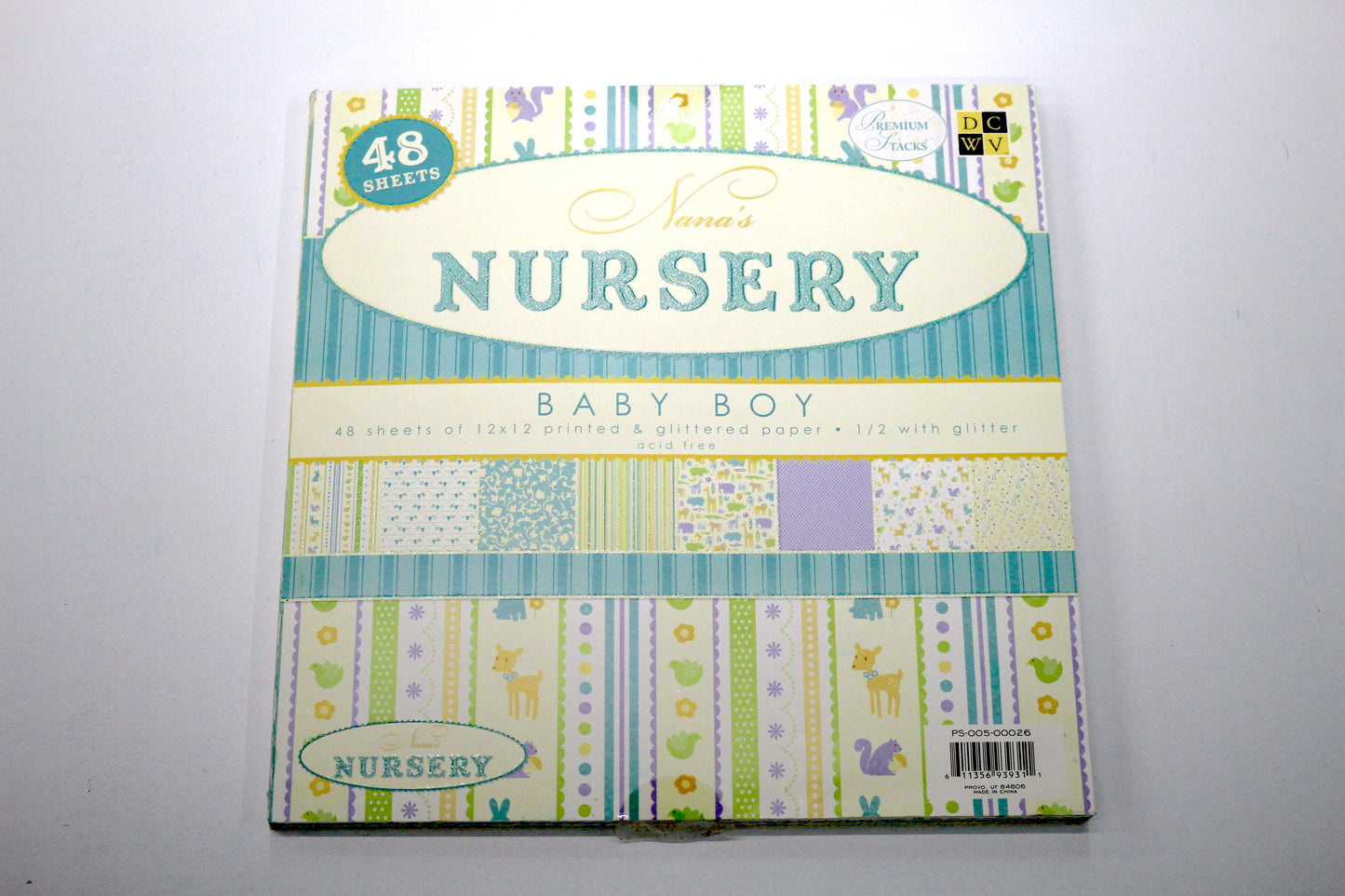 12" x 12" Boy Nursery Theme OR Girl Nursery Theme