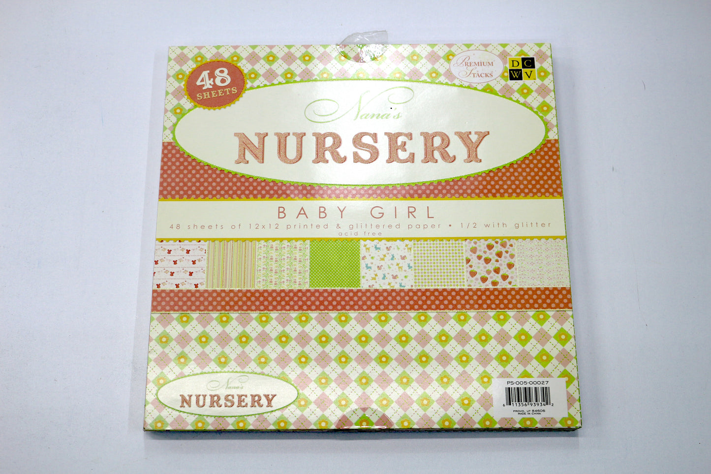12" x 12" Boy Nursery Theme OR Girl Nursery Theme