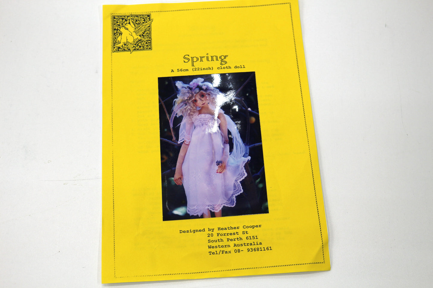 Spring 22" Doll Pattern by Heather Cooper