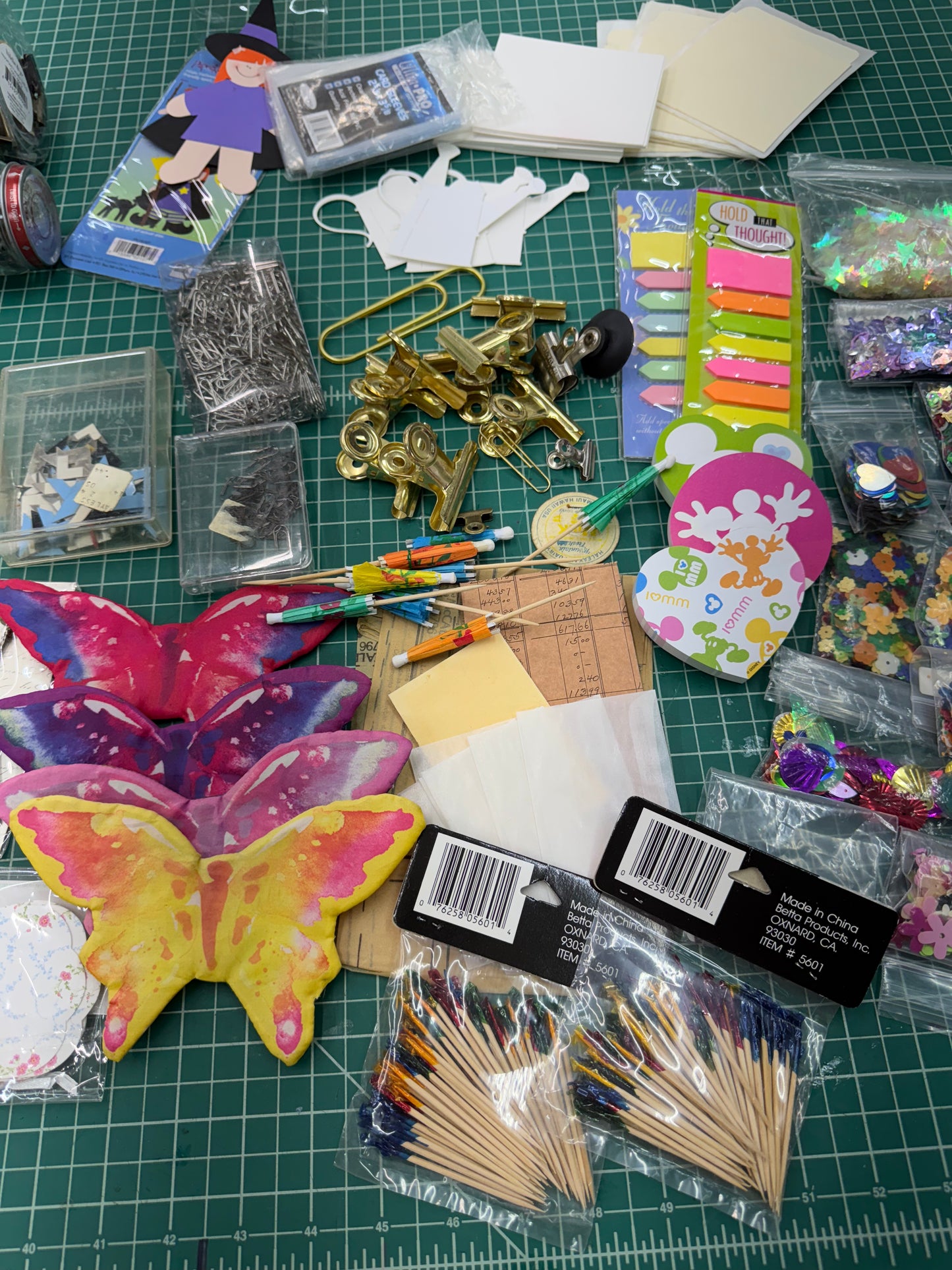 Mixed Media Maker Bundle — One Curated Set of Sequins, Papers & Crafty Bits