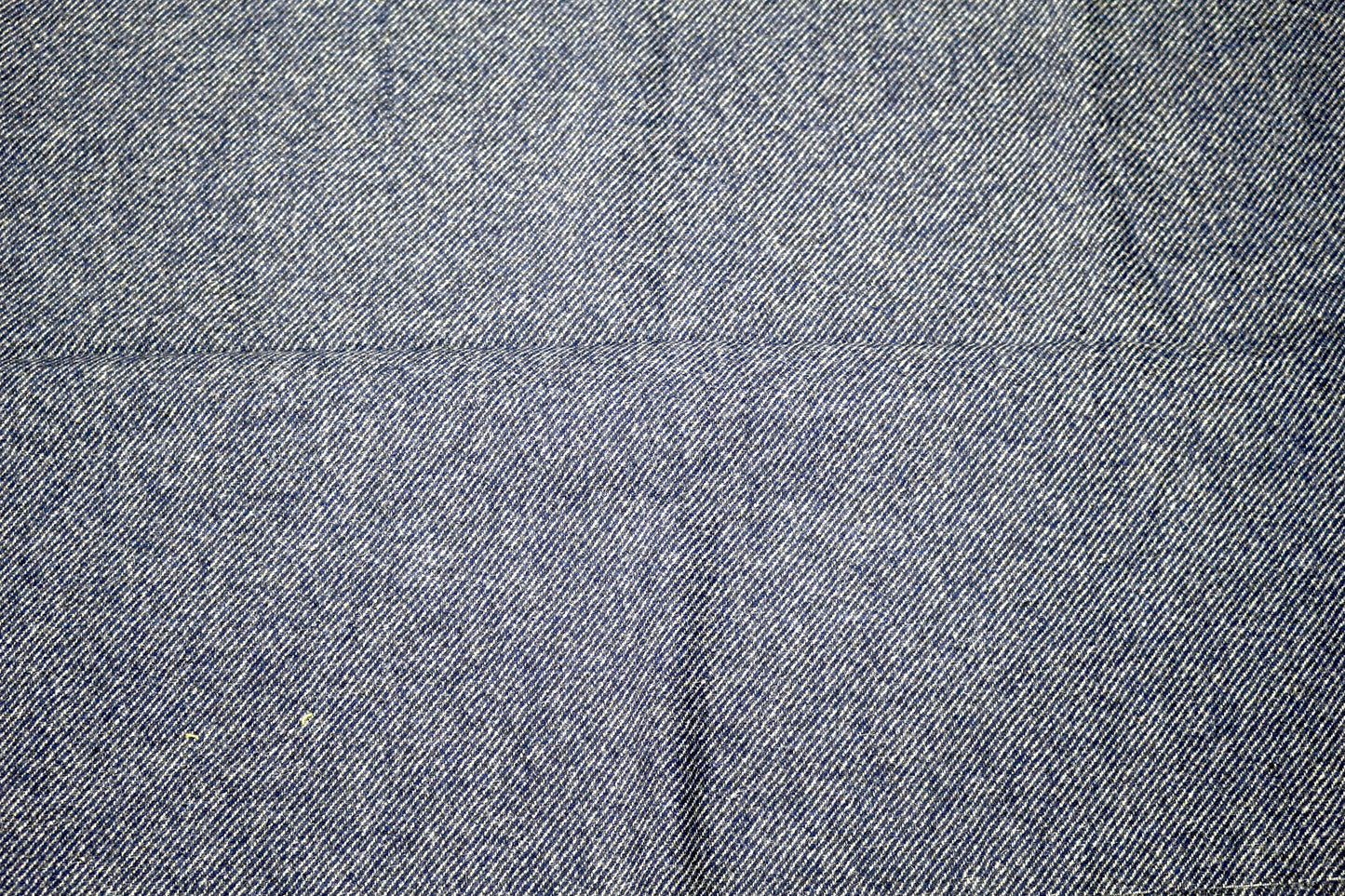 Navy Blue Lines Wool Blend Fabric (small holes) 60" x 1 yd