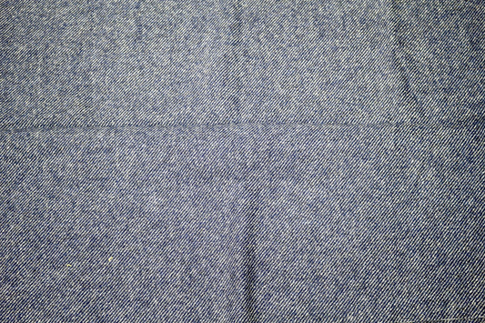 Navy Blue Lines Wool Blend Fabric (small holes) 60" x 1 yd