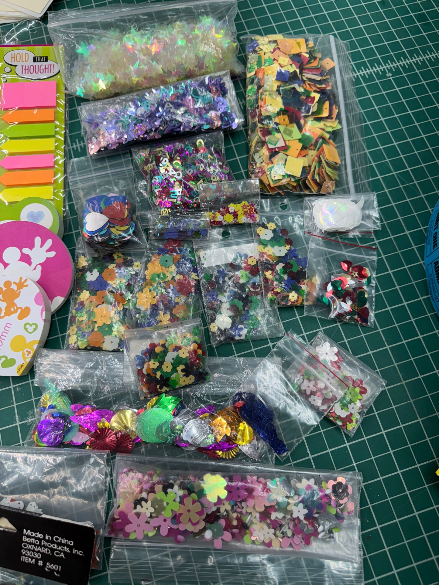 Mixed Media Maker Bundle — One Curated Set of Sequins, Papers & Crafty Bits