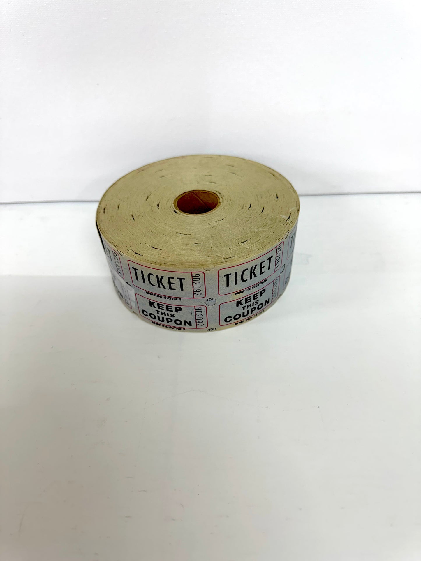 Gray Ticket Roll — “Keep This Coupon” — Perfect for Events & Crafts