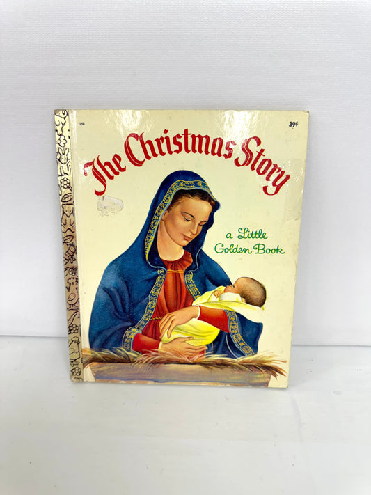Little Golden Book — The Christmas Story- Vintage Charm for Reading, Collecting & Crafting