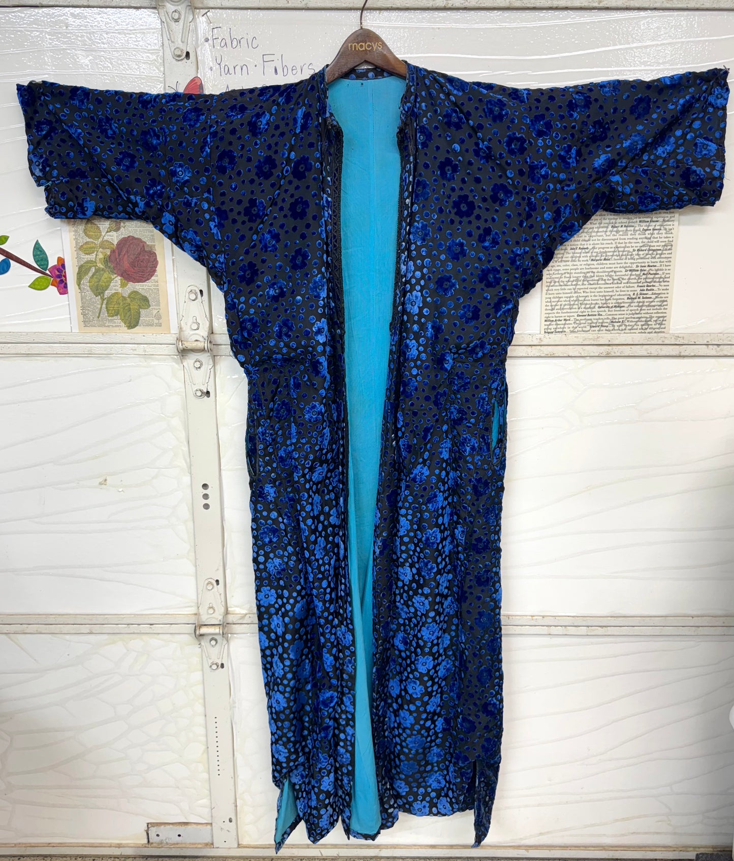 Vintage Handmade Coat — Fits Small to Medium — Mended & Full of Character