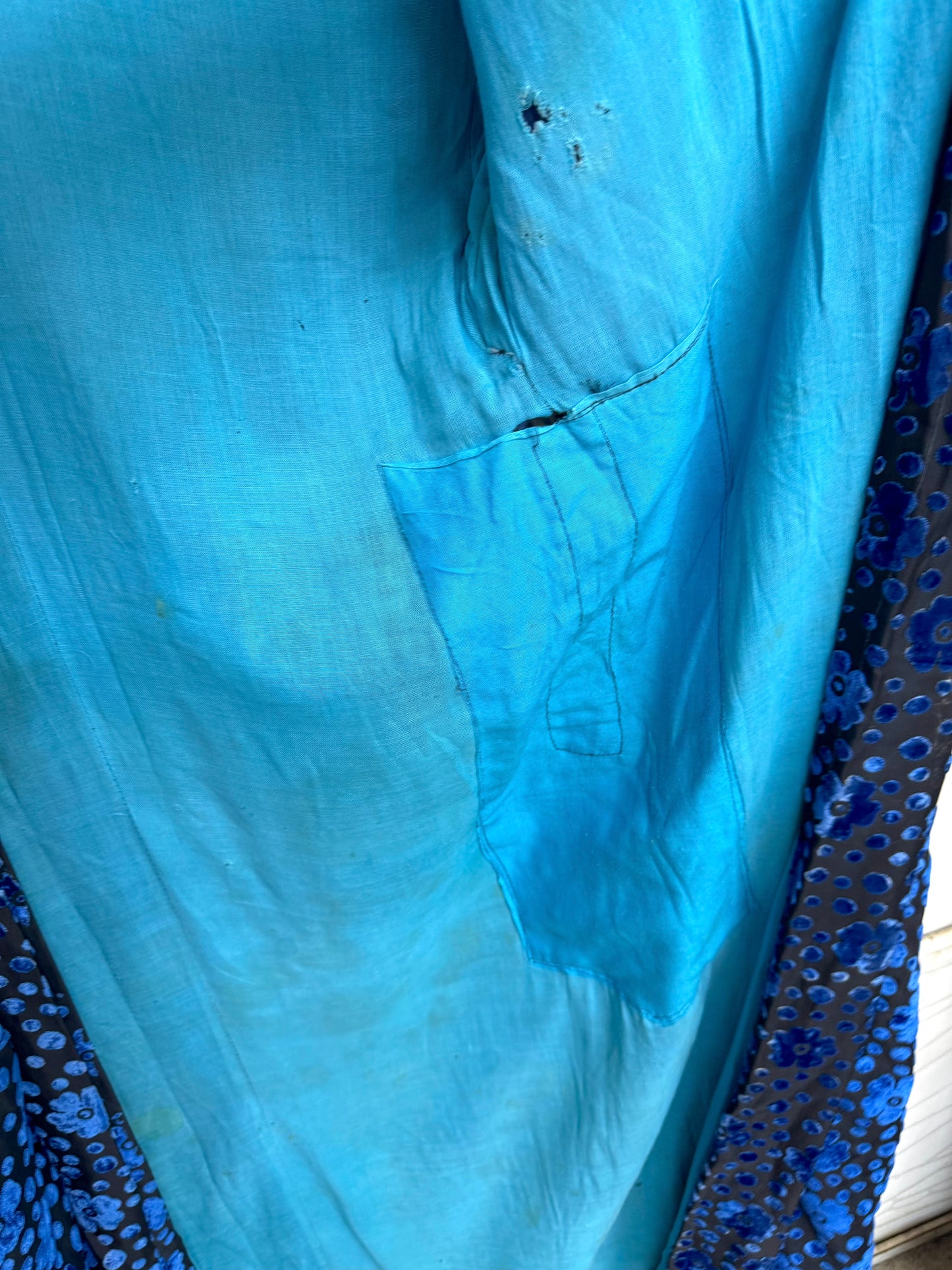 Vintage Handmade Coat — Fits Small to Medium — Mended & Full of Character