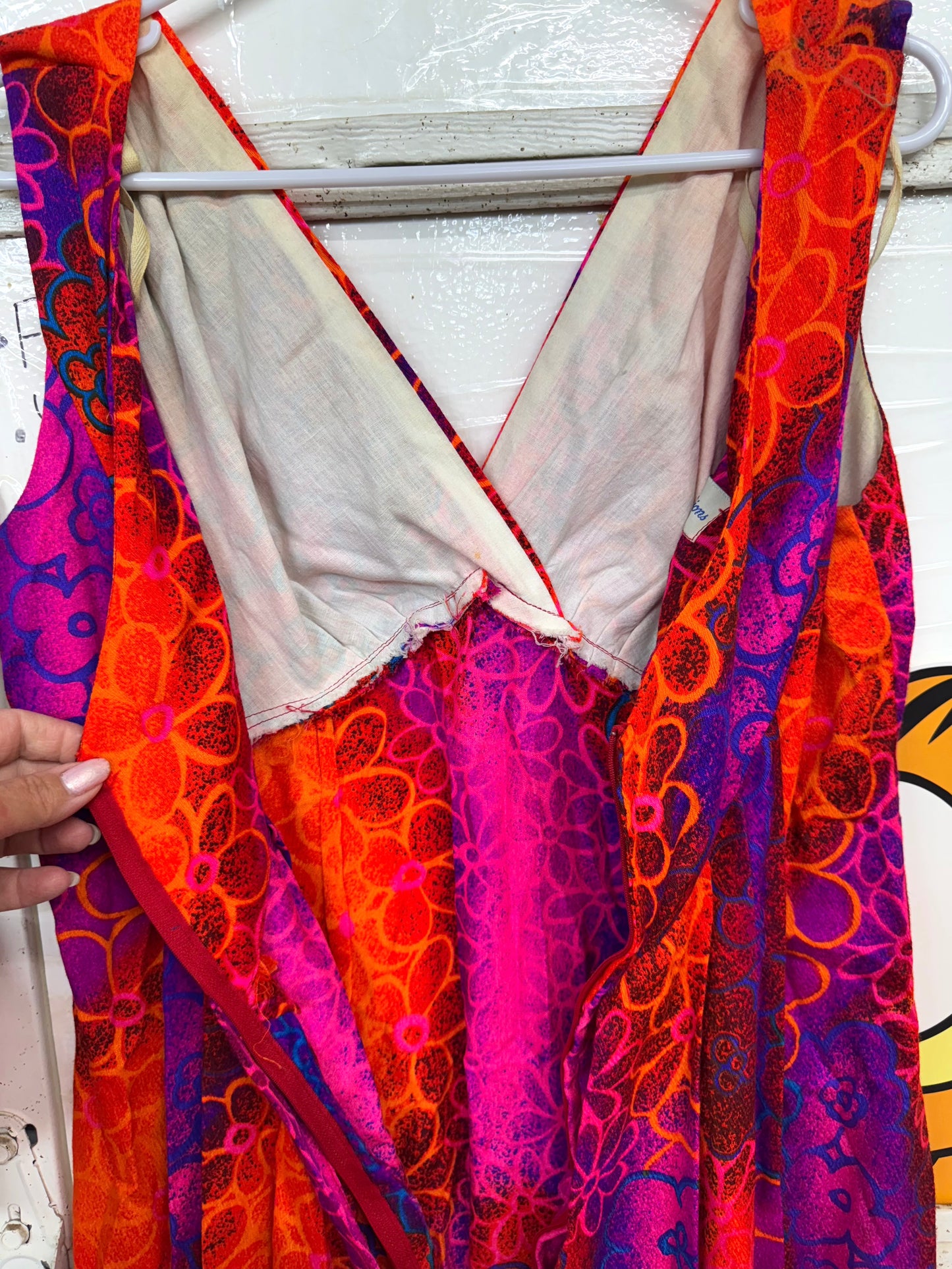 Bright Hawaiian Dress + Men’s Shirt Set — Size 16 (Fits a Modern Large) — Total Bikini Bottom Vibes