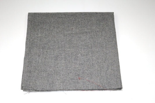 Heather Gray Wool Blend Remnant - 56" x 3/4 yd