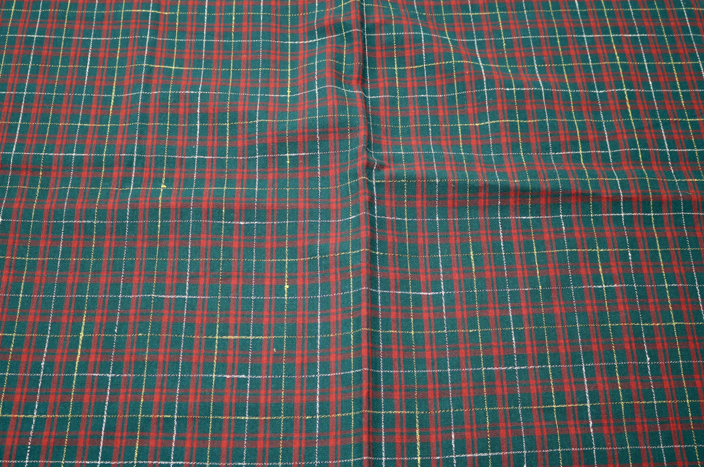 Holiday Plaid Cotton Fabric 58" x 1.5 yds