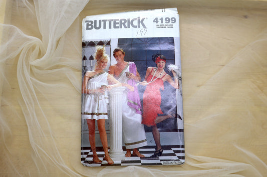 Butterick 4199 Misses / Mens Costume Sewing Pattern size XS-XL