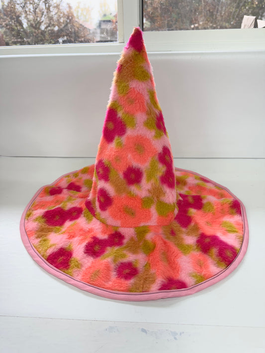 ✨ Handmade Floppy-Brim Witch Hat