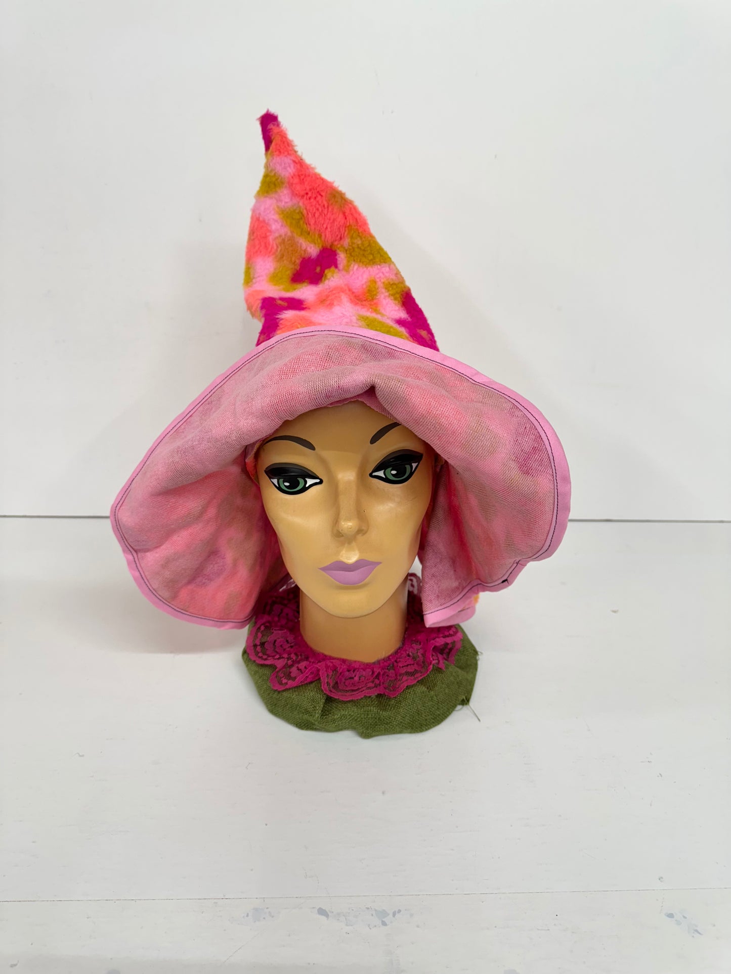 ✨ Handmade Floppy-Brim Witch Hat