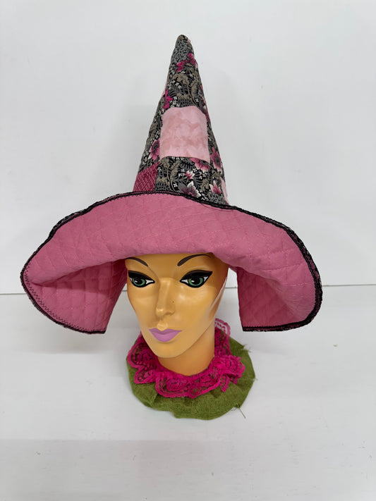 ✨ Handmade Floppy-Brim Witch Hat
