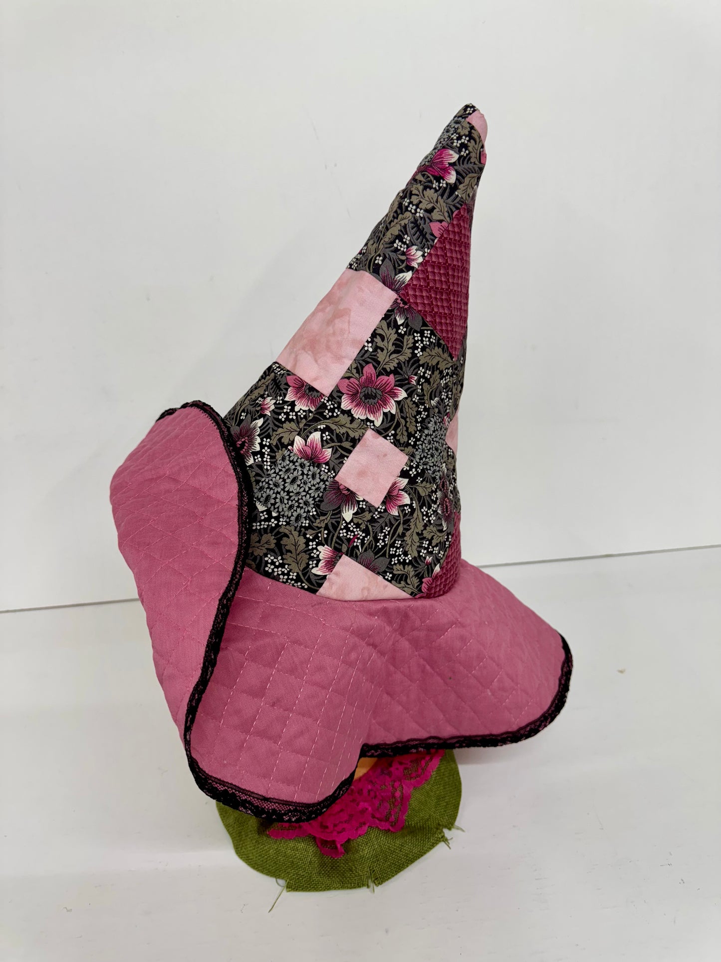 ✨ Handmade Floppy-Brim Witch Hat