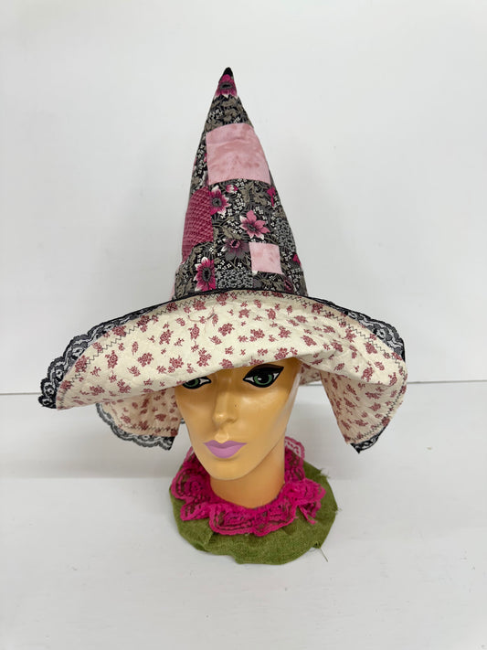 ✨ Handmade Floppy-Brim Witch Hat