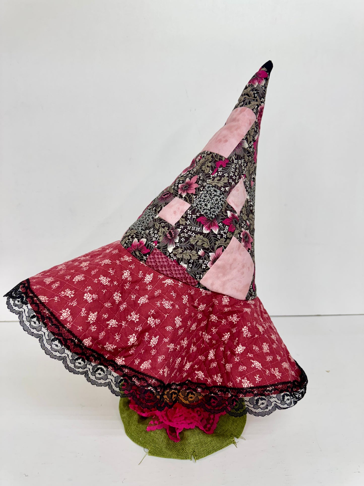 ✨ Handmade Floppy-Brim Witch Hat