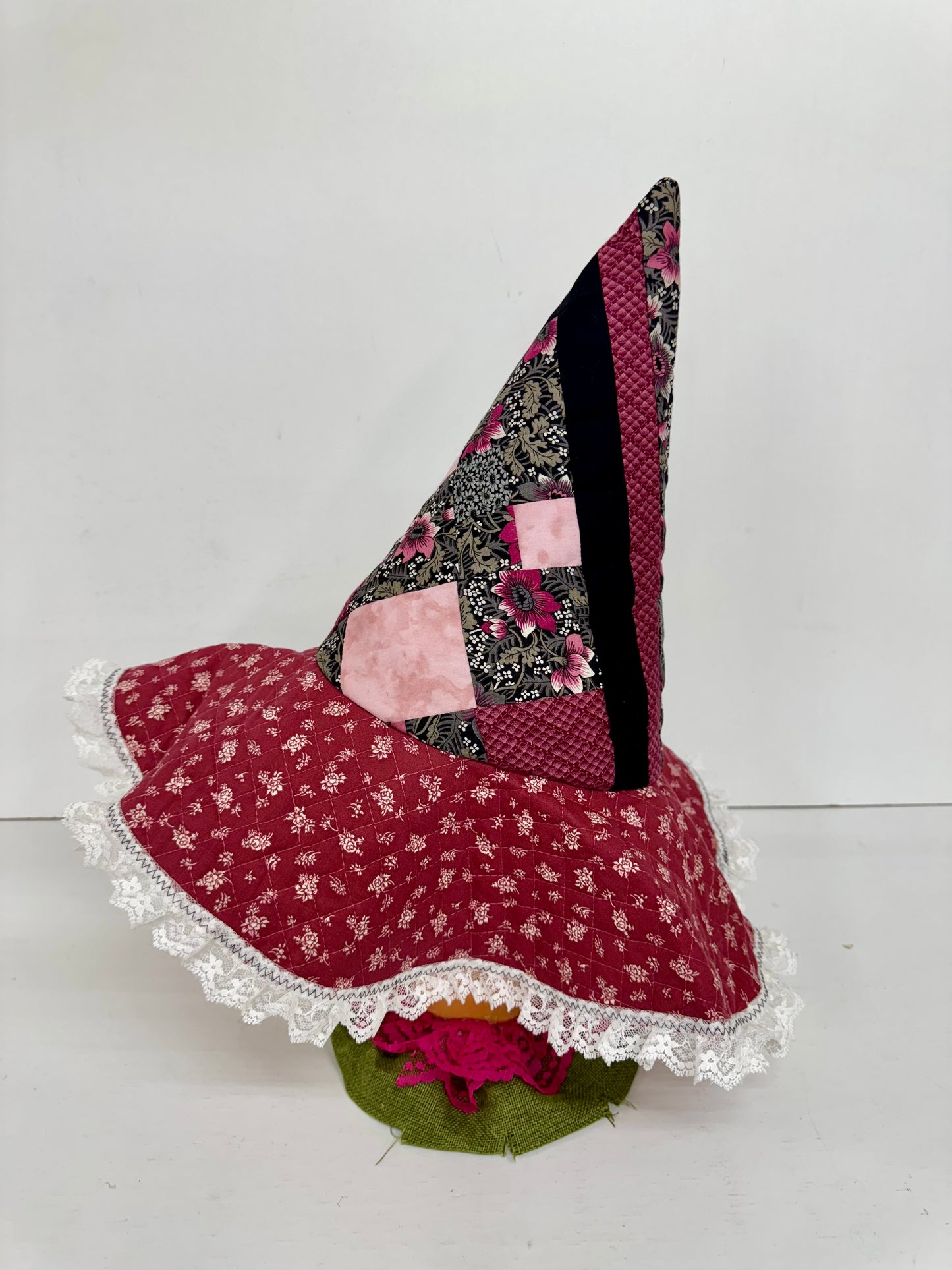 ✨ Handmade Floppy-Brim Witch Hat