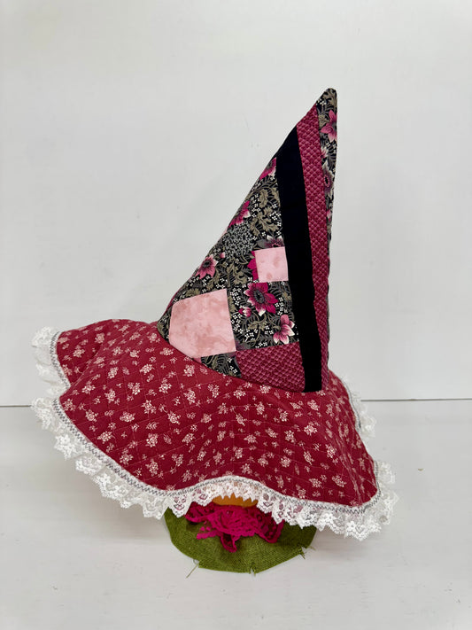 ✨ Handmade Floppy-Brim Witch Hat