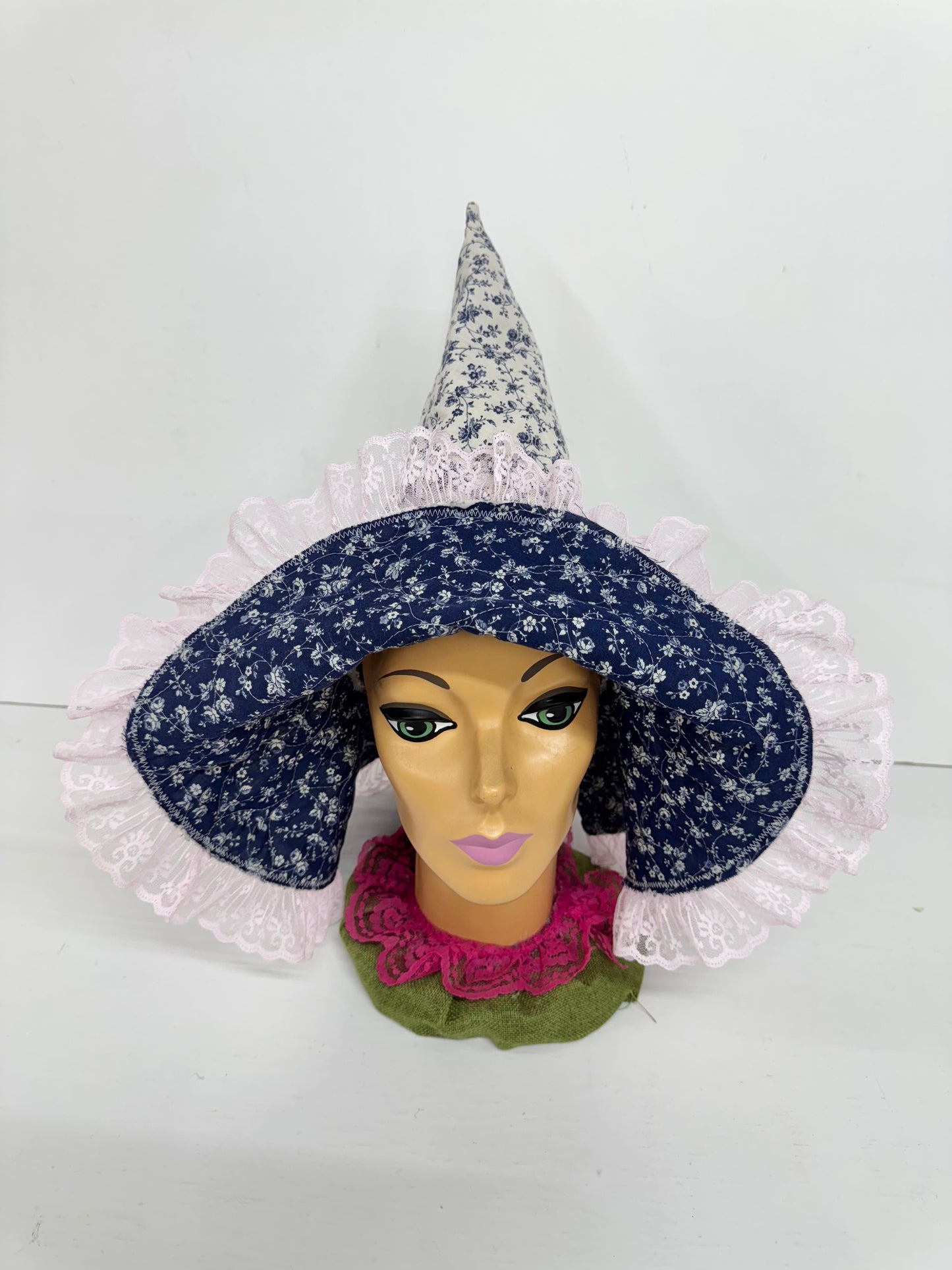 ✨ Handmade Floppy-Brim Witch Hat