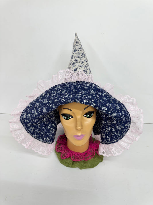 ✨ Handmade Floppy-Brim Witch Hat