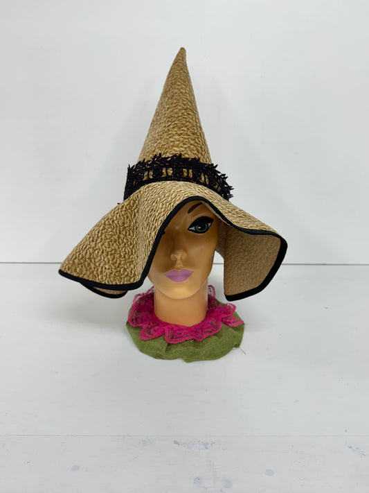 ✨ Handmade Floppy-Brim Witch Hat