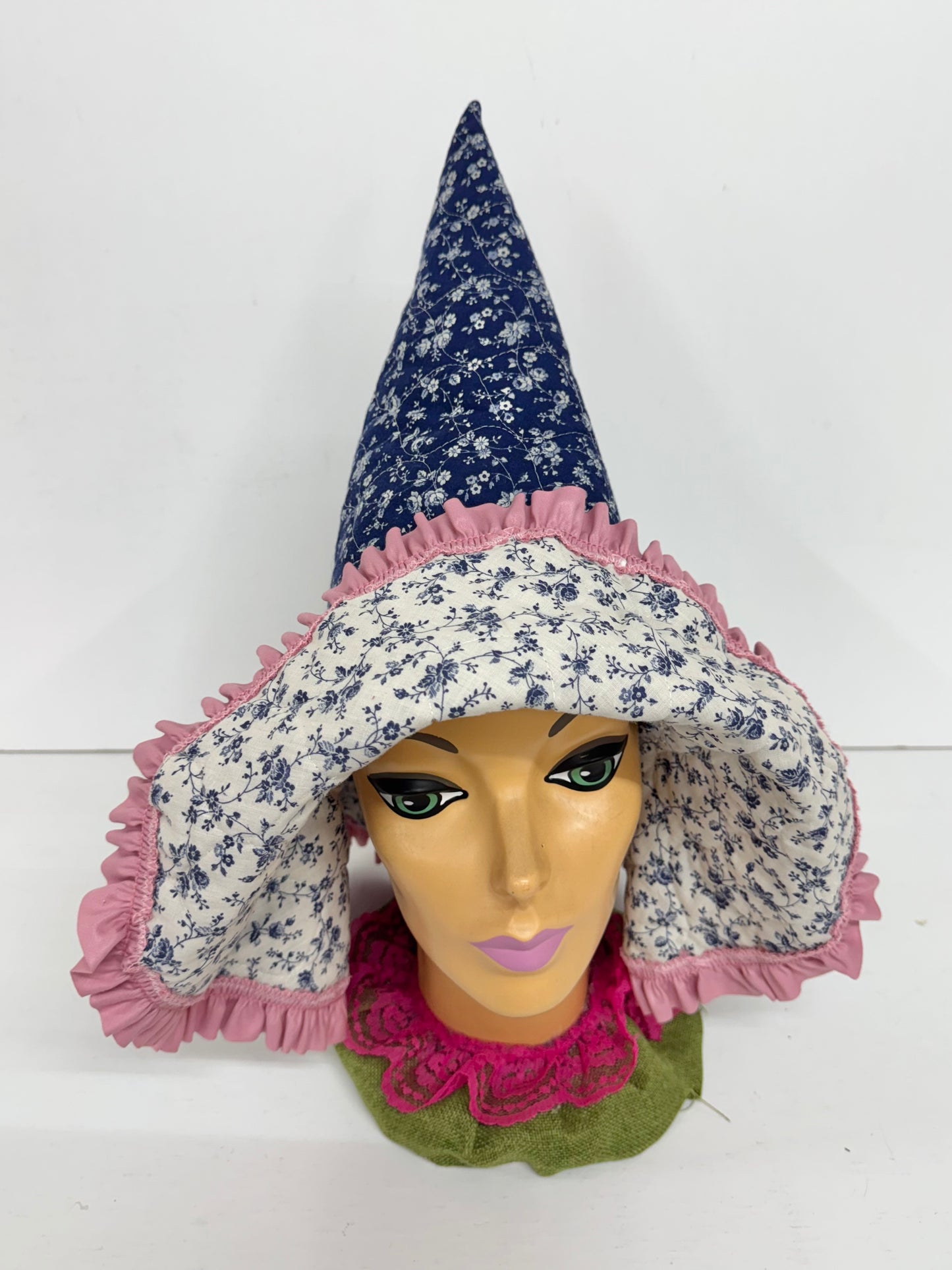 ✨ Handmade Floppy-Brim Witch Hat