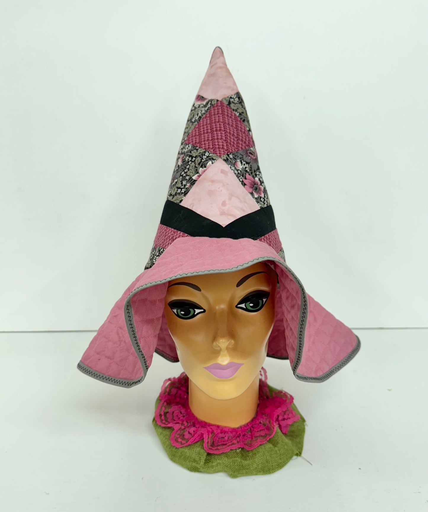 ✨ Handmade Floppy-Brim Witch Hat