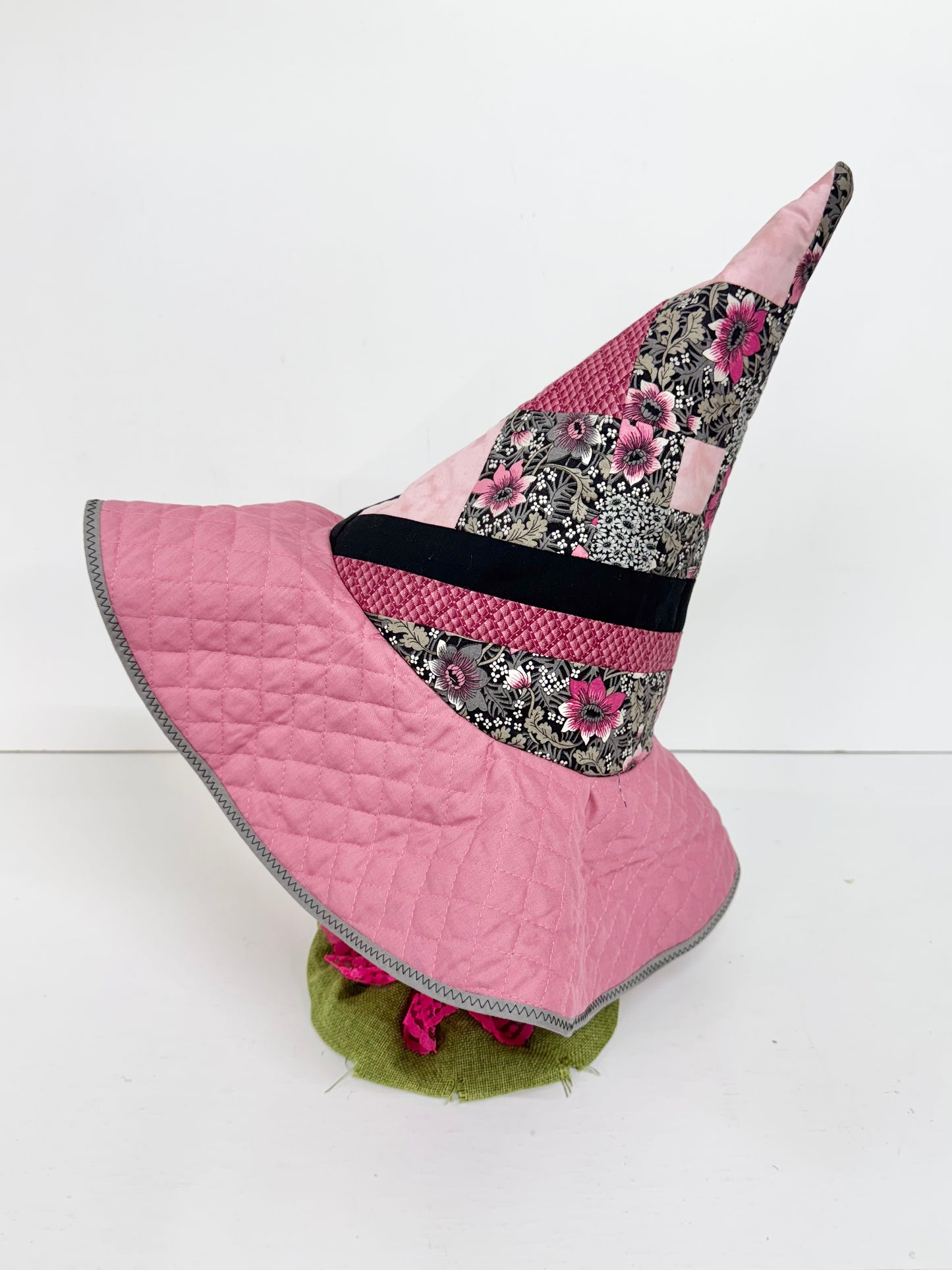 ✨ Handmade Floppy-Brim Witch Hat