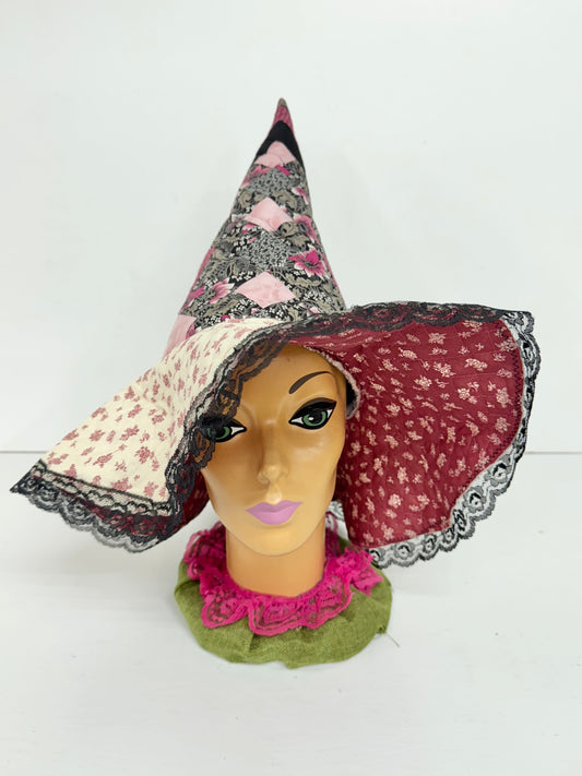 ✨ Handmade Floppy-Brim Witch Hat