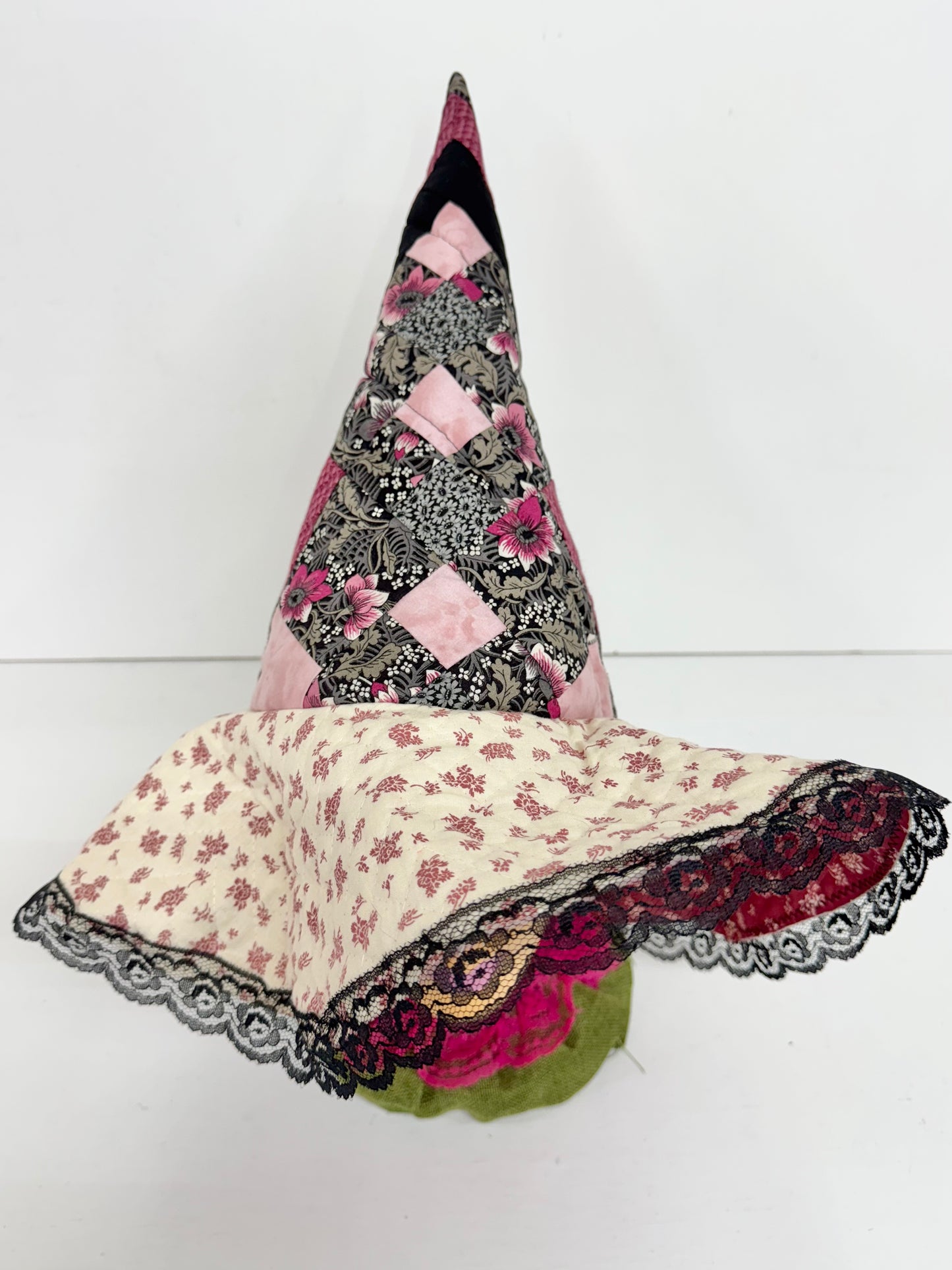 ✨ Handmade Floppy-Brim Witch Hat