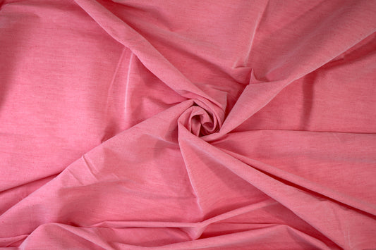 Red Brushed Silk Feel Apparel Fabric 2 Way Stretch 64" x 2.25 yds