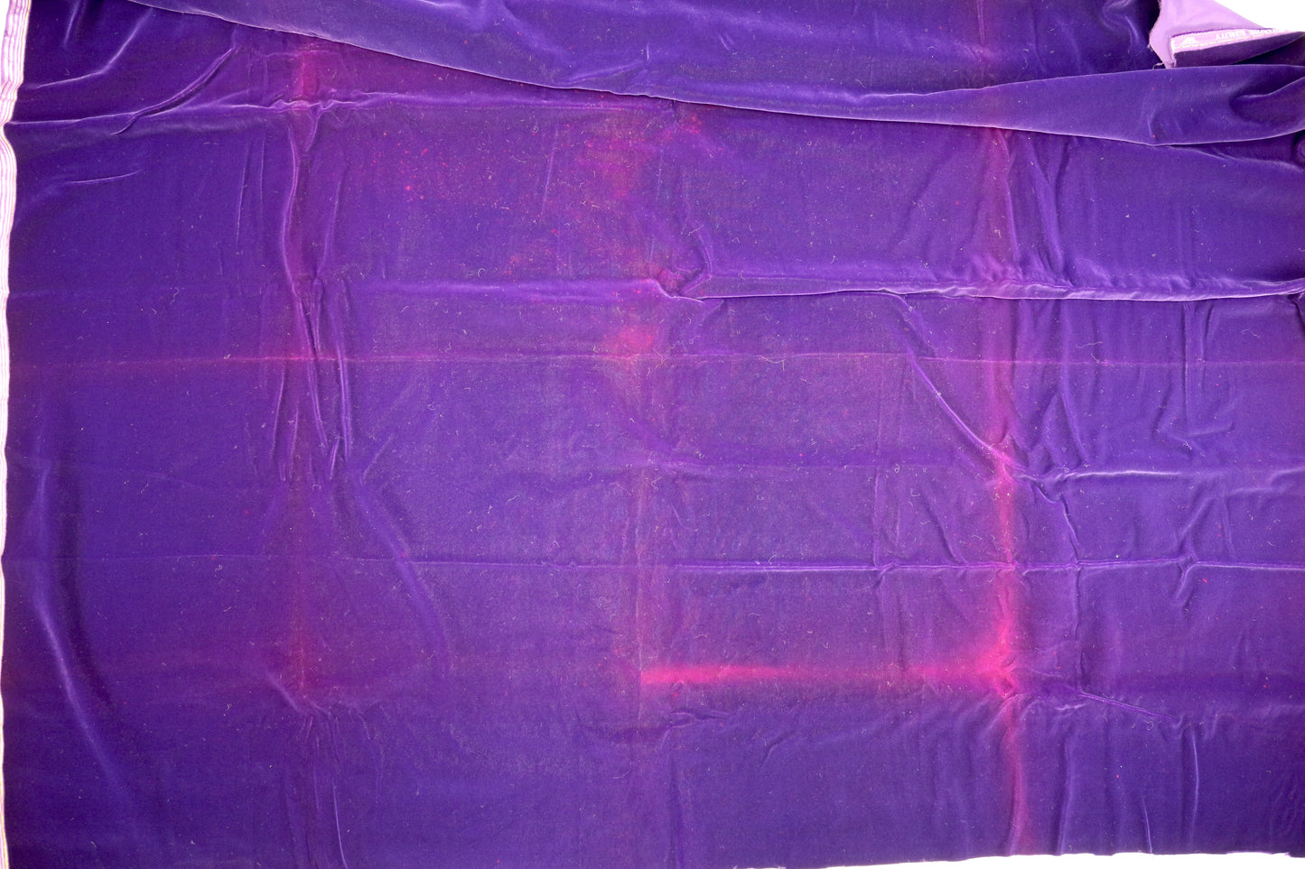 Double Velvet Superfine Purple Fabric wit Sunstain 45" x 1 yd