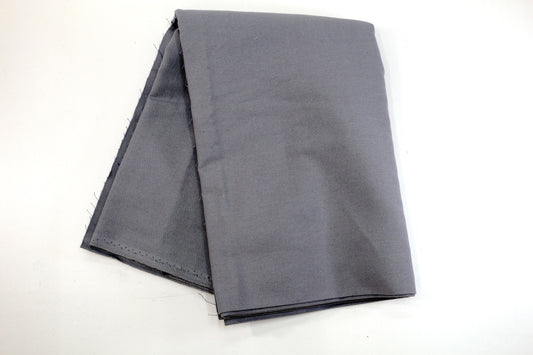 Gray Duck Canvas Cotton Fabric 60" x 2 yds